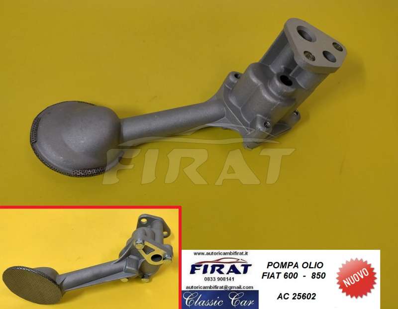 POMPA OLIO FIAT 600 - 850 (25602)